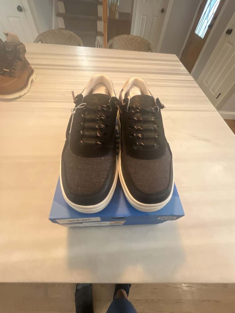 Hey Dude Hudson Lift Sport Black Sneakers